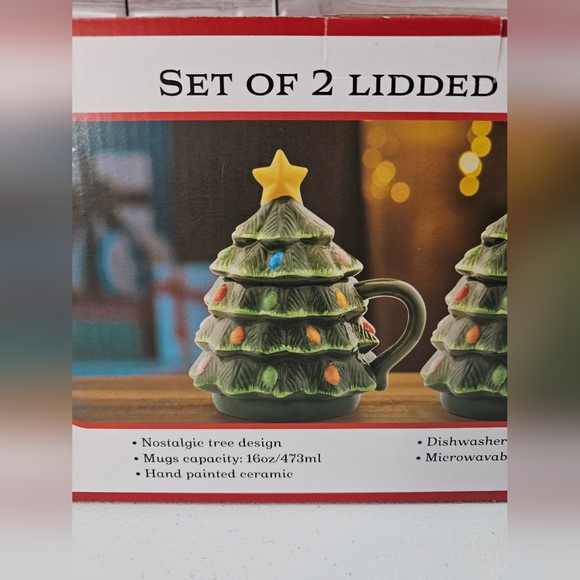 Mr. Christmas Lidded Tree Mug Set - Picture 7 of 10